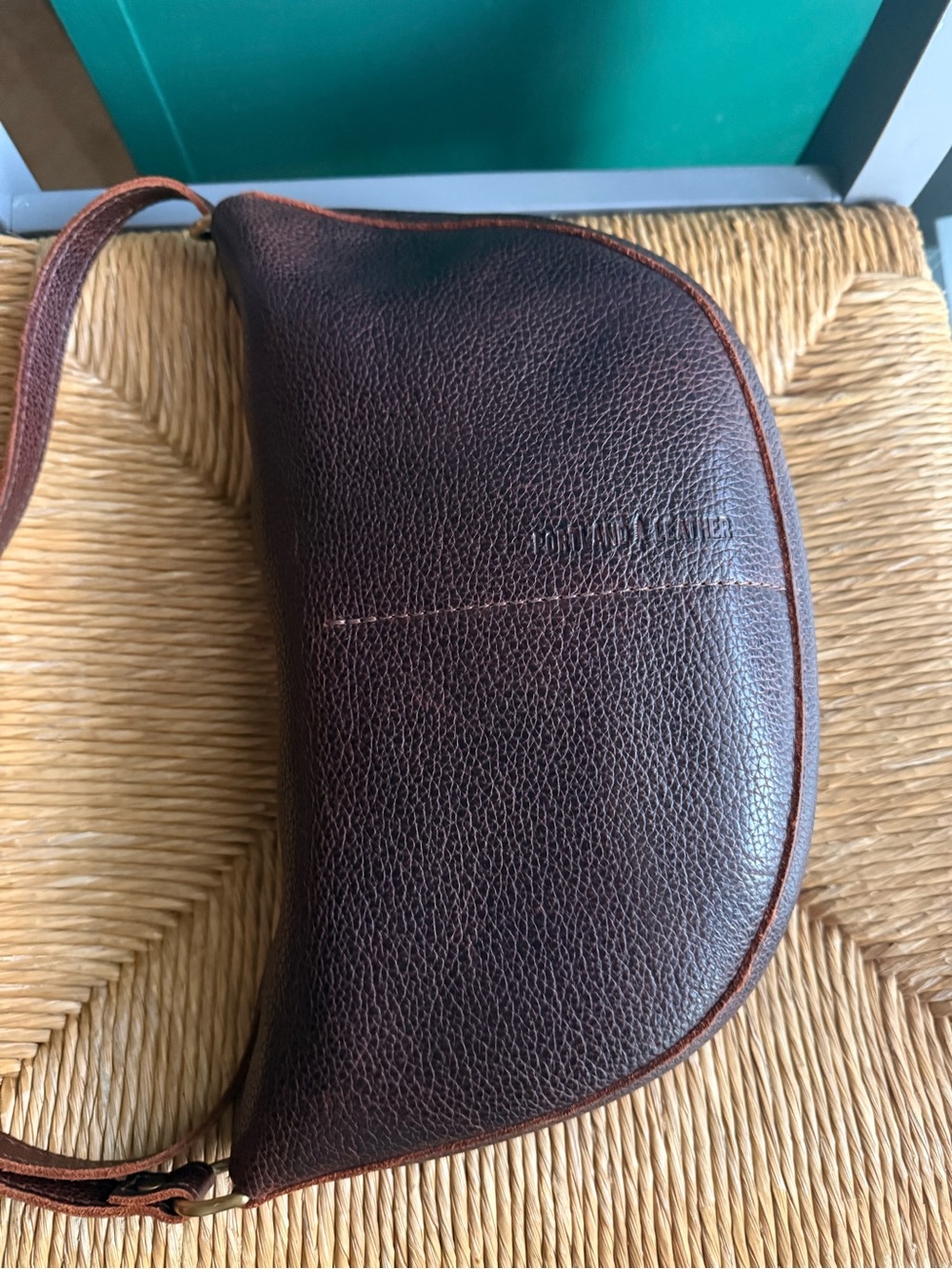 Portland leather cold brew koala sling bag purse large - Picture 13 of 15